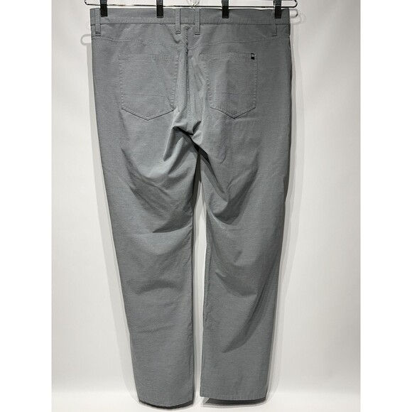 Travis Mathew Gray Performance 5-Pocket Golf Pants Stretchy Men Size 40x32 (A8) - Picture 2 of 11